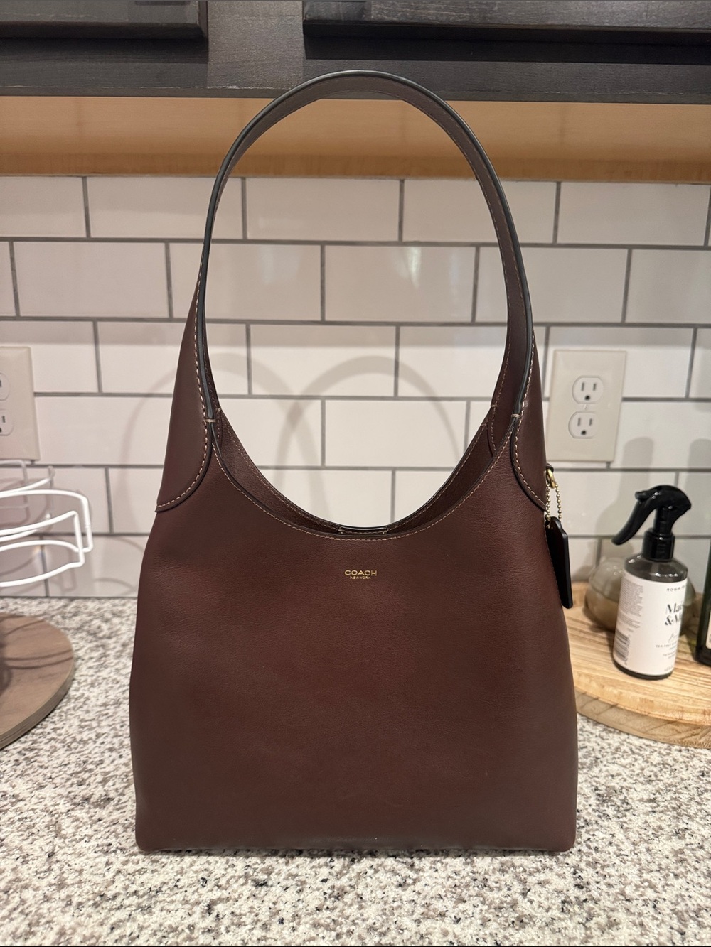 Coach maple leather Brooklyn shoulder bag 28
